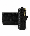 Kit Porta-Absorvente + Porta-Batom Floral – 2 Peças